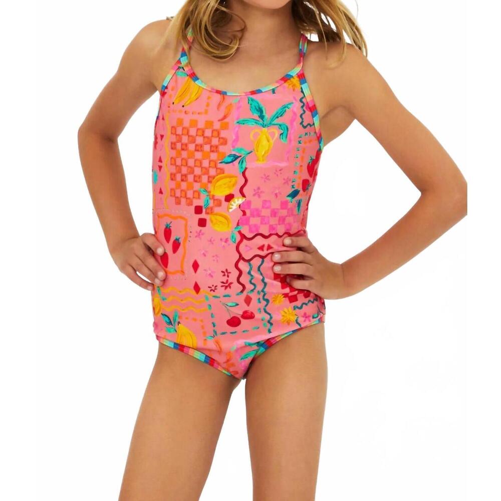 NEW BEACH RIOT little julia one piece swimsuit in passion fruit